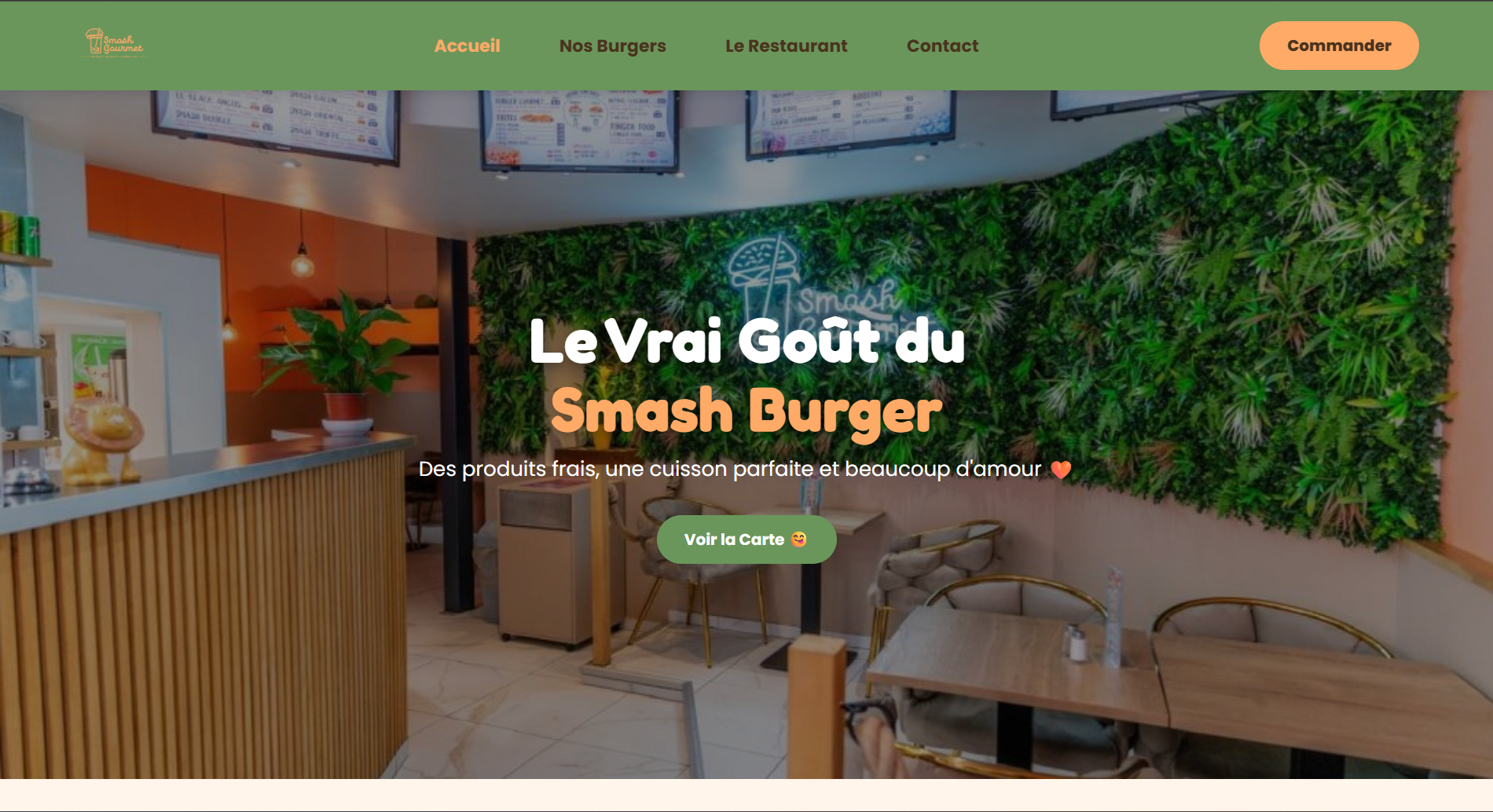 Exemple de site vitrine